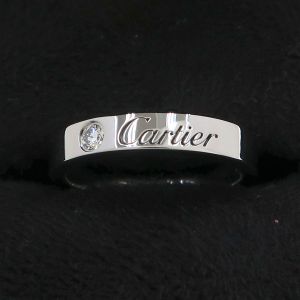 Cドゥカルティエリング/3MM/1Pダイヤ