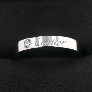 Cドゥカルティエリング/3MM/1Pダイヤ