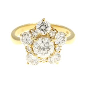 K18ダイヤリング/D0.618ct