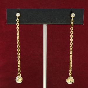 ベビートリニティピアス/1Pダイヤ