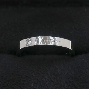 Cドゥカルティエリング/3MM/1Pダイヤ