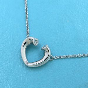 テンダネスハートネックレス/ダイヤ2P