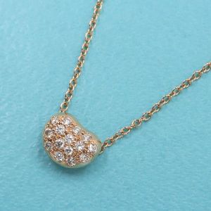 ビーンネックレス/パヴェダイヤ/6.5MM/現行