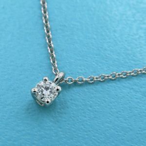 ソリティアダイヤネックレス/D0.12ct