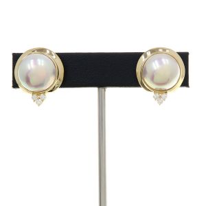 マベパールダイヤイヤリング