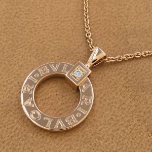 ブルガリブルガリネックレス/1Pダイヤ