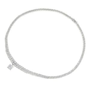 Pt850ダイヤネックレス/D1.584ct