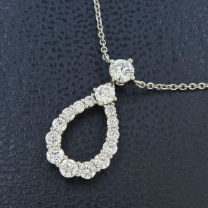 ループダイヤネックレス/エクストララージ