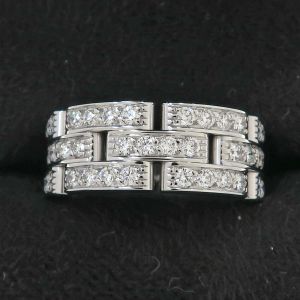 マイヨンパンテールリング/3連/フルダイヤ