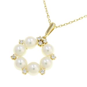 パールダイヤネックレス/アコヤ