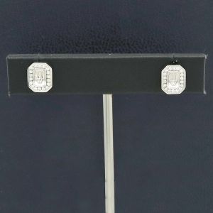 HWロゴピアス/ダイヤモンド