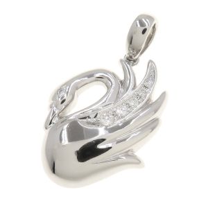 ダイヤペンダントトップ/スワン