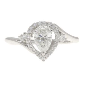 ダイヤリング/ペアシェイプ