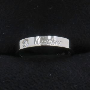 Cドゥカルティエリング/3MM/1Pダイヤ