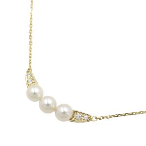 パールダイヤネックレス/アコヤ
