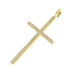 フラットクロスダイヤチャーム/M