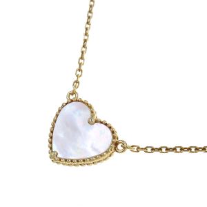 ラッキーアルハンブラネックレス/ハート/シェル