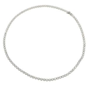 Pt850ダイヤネックレス/D9.85ct