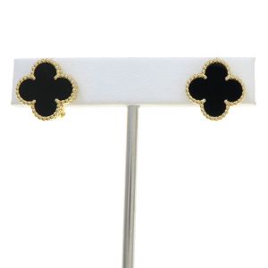 ヴィンテージアルハンブラピアス/オニキス