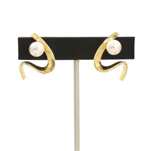 カスケードパールピアス/アコヤ