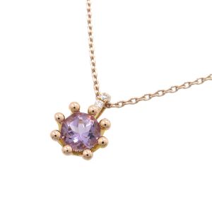 アメジストダイヤネックレス