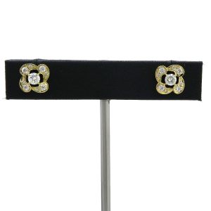 イングリッシュローズダイヤピアス