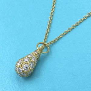 ティアドロップダイヤネックレス/スモール