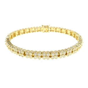 K18ダイヤブレスレット