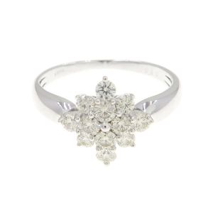 K18WGダイヤリング