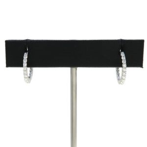 クリックフープダイヤピアス/S