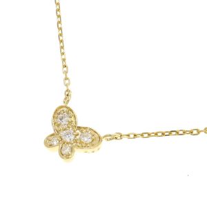 ダイヤネックレス/バタフライ