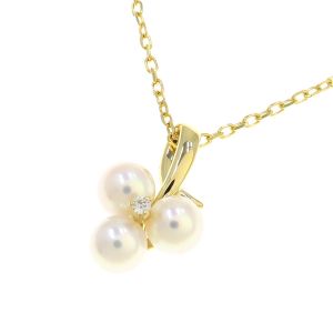 パールダイヤネックレス/アコヤ