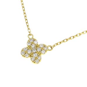 ペタルパヴェダイヤネックレス