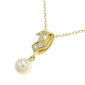 パールダイヤネックレス/アコヤ