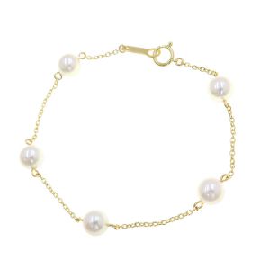 パールブレスレット/5P/アコヤ