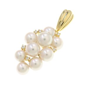 パールダイヤペンダントトップ/アコヤ