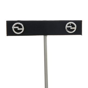 インターロッキングGダイヤピアス