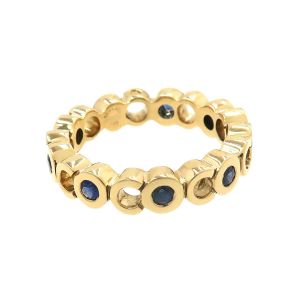 ココシャネルリング/9Pブルーサファイア