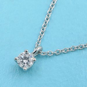 ソリティアダイヤネックレス/D0.12ct