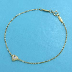 バイザヤードブレス/ハートシェイプ/D0.17ct