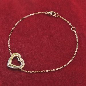 トリニティハートブレスレット