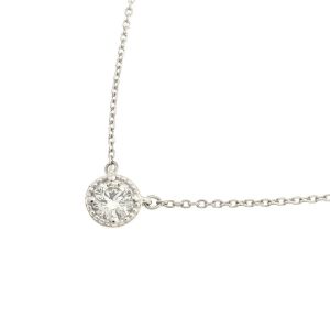 Ptダイヤネックレス/D0.18ct