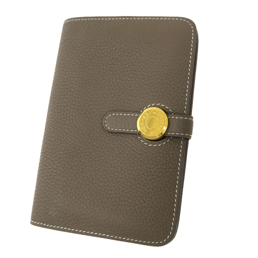 【上品＊シンプル】HERMES ドゴン ミニ財布 Dogon HERMES エルメス ミニ財布 ドゴン コンパクト ヴォー
