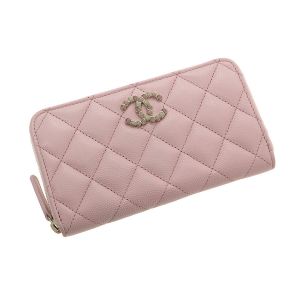 キャビア･ラウンドファスナー･コンパクトウォレット