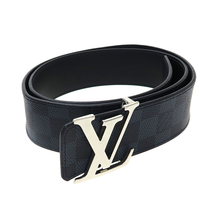 ベルト･LV イニシャル ダミエコバルト