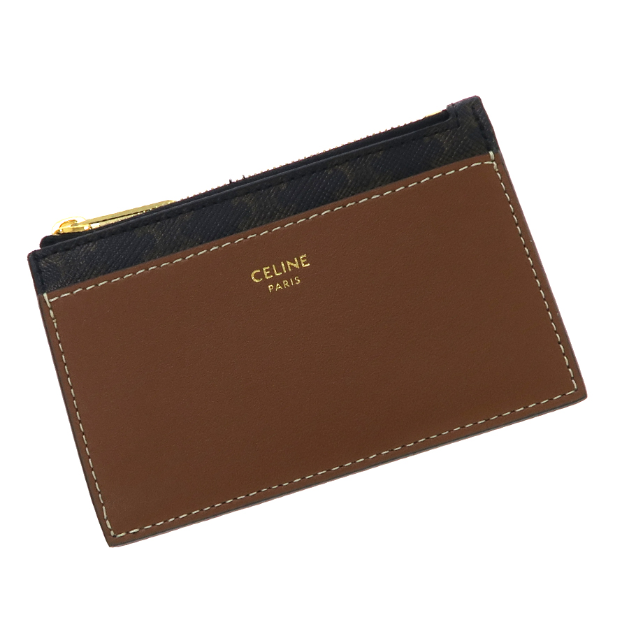 新品未使用 もの凄い CELINE カードホルダー トリオンフキャンバス 
