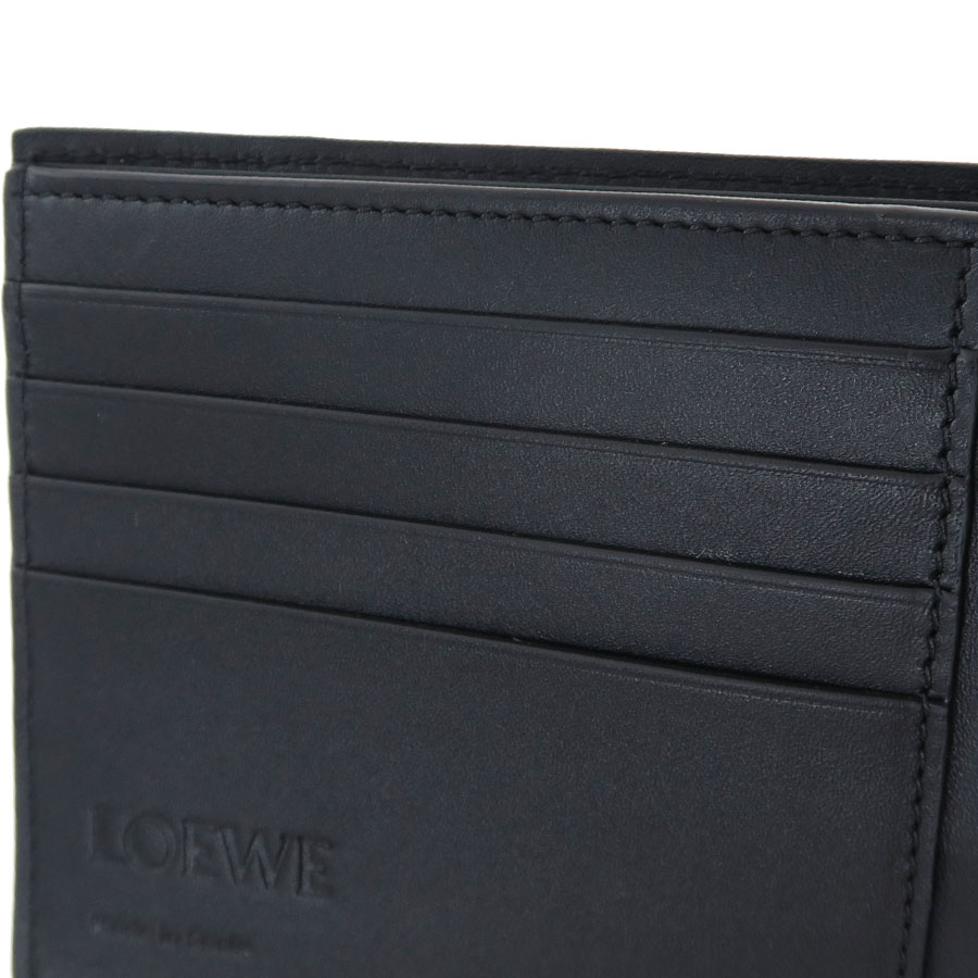 LOEWE / パズル バイフォールド コインウォレット ブラック パズル バイフォールド コインウォレット/質屋 さのや