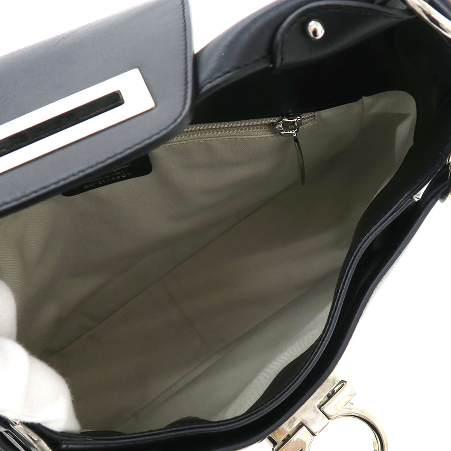 ☆美品☆フェラガモ ミニボストン　ワンショルダー ガンチーニ シルバー金具 ガンチーニ・ワンショルダー/質屋 さのや ブランド 通販サイト