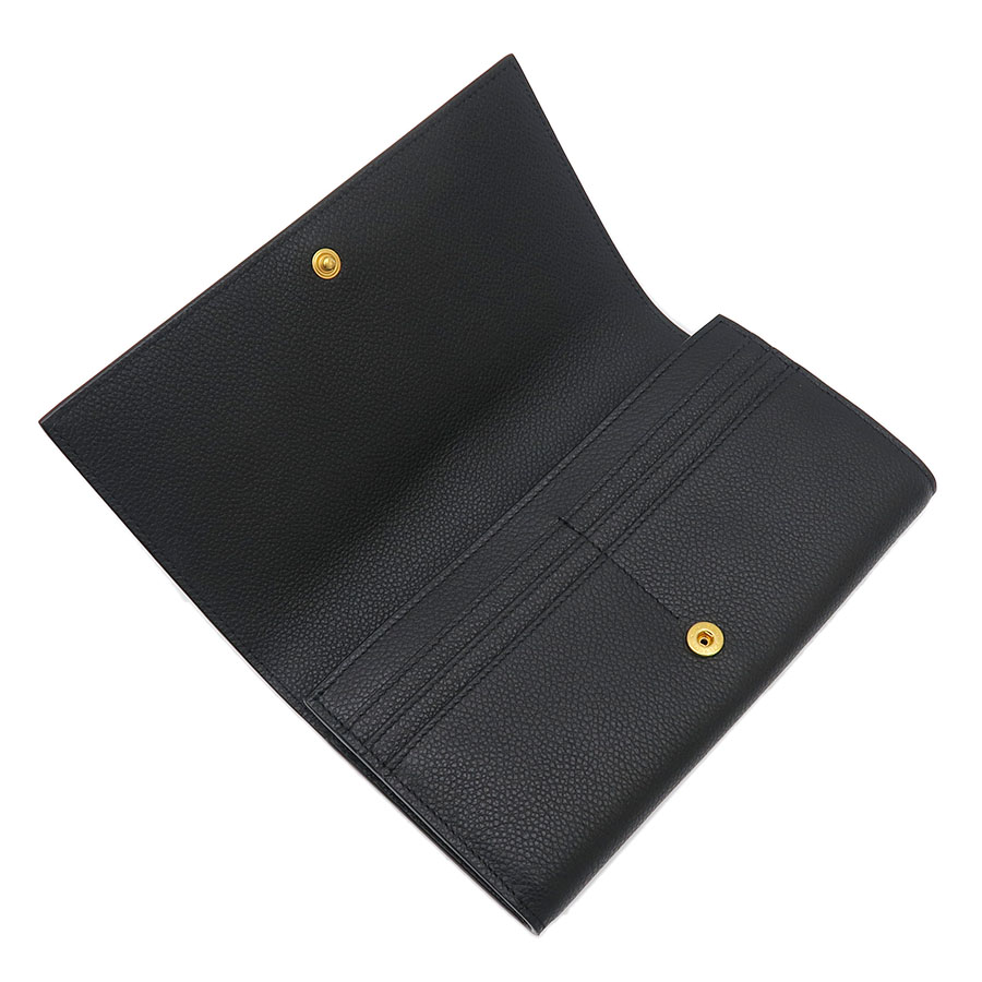 SAINT LAURENT 】yslライン ラージ フラップウォレット SAINT LAURENT 】yslライン ラージ フラップウォレット