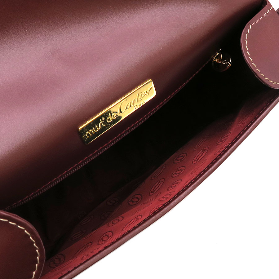 カルティエ マストラインショルダーバッグ 財布 セット CARTIER カルティエ マストライン ショルダーバッグ レザー